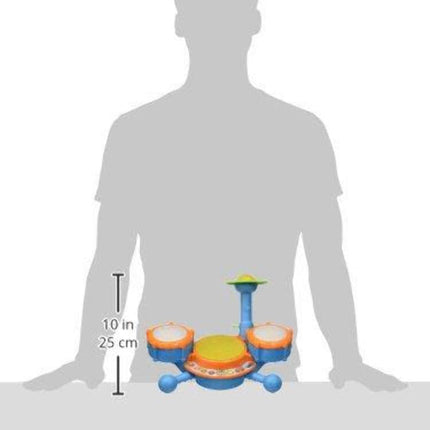 VTech KidiBeats Kids Drum Set, Orange