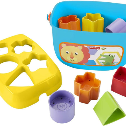 Fisher-Price Stacking Toy Baby's First Blocks Set of 10 Shapes for Sorting Play for Infants Ages 6+ Months