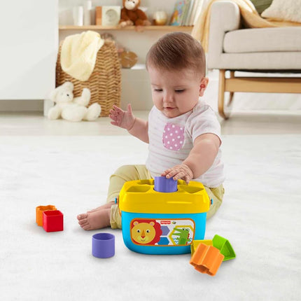 Fisher-Price Stacking Toy Baby's First Blocks Set of 10 Shapes for Sorting Play for Infants Ages 6+ Months