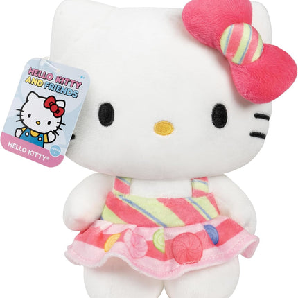 Hello Kitty and Friends - 8-Inch Hello Kitty Candy Wonderland Plush - Officially Licensed Sanrio Product from Jazwares - Ages 6+
