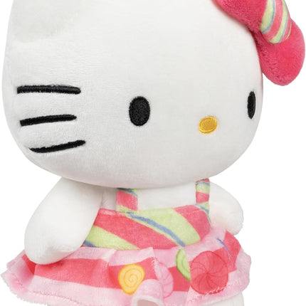 Hello Kitty and Friends - 8-Inch Hello Kitty Candy Wonderland Plush - Officially Licensed Sanrio Product from Jazwares - Ages 6+