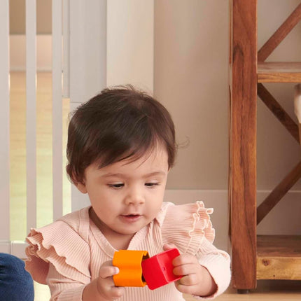 Fisher-Price Stacking Toy Baby's First Blocks Set of 10 Shapes for Sorting Play for Infants Ages 6+ Months