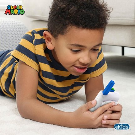 Super Mario Bros Walkie Talkies Kids Toys, Long Range, Two Way Static Free Handheld Radios, Designed for Indoor or Outdoor Games for Kids Aged 3 and Up