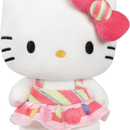Hello Kitty and Friends - 8-Inch Hello Kitty Candy Wonderland Plush - Officially Licensed Sanrio Product from Jazwares - Ages 6+