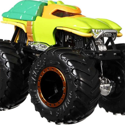Hot Wheels Monster Trucks 2-Pack, Demolition Doubles Set of 2 Toy Vehicles in 1:64 Scale, for Kids & Collectors (Styles May Vary)
