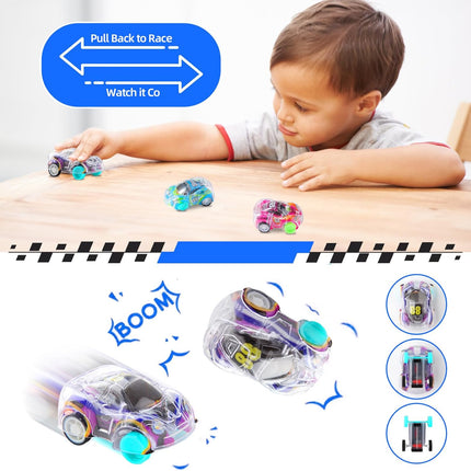 50 Pcs Mini Pull Back Cars Set, Pull Back Racing Vehicles for Kids Toddlers, Bulk Toys Party Favors Treasure Box, Classroom Prizes, Pinata Fillers,Goodie Bag Stuffers for Boys Girls