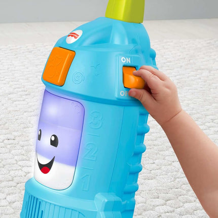 Fisher-Price Toddler Toy Laugh & Learn Light-Up Learning Vacuum Musical Push Along for Pretend Play Infants Ages 1+ Years