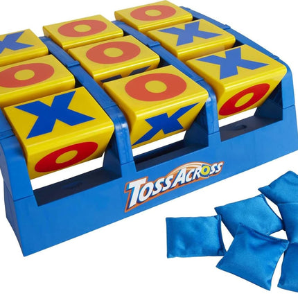 Mattel Games Toss Across Kids Outdoor Game, Bean Bag Throw for Camping & Family Nights, Get 3-in-a-Row for 2 to 4 Players
