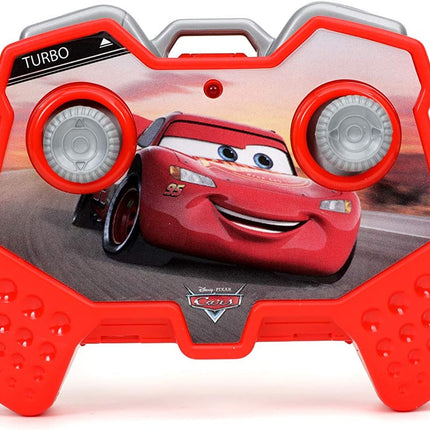 Jada Toys Pixar Cars 1:24 Lightning McQueen RC Remote Control Car 2.4 GHz Red Toys for Kids