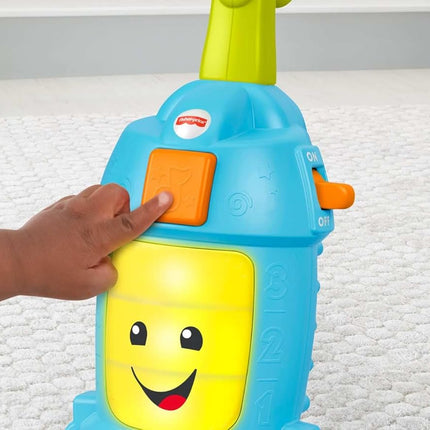 Fisher-Price Toddler Toy Laugh & Learn Light-Up Learning Vacuum Musical Push Along for Pretend Play Infants Ages 1+ Years