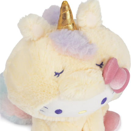 GUND Sanrio Hello Kitty Unicorn Plush Toy, Premium Stuffed Animal for Ages 1 and Up, Yellow, 6”