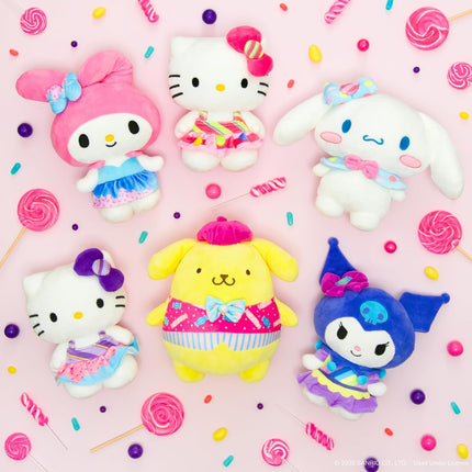 Hello Kitty and Friends - 8-Inch Hello Kitty Candy Wonderland Plush - Officially Licensed Sanrio Product from Jazwares - Ages 6+