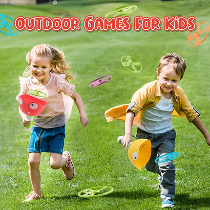 Outside Toys for Kids Ages 4-8 - Manual Capture Catching Game - Toddler Chasing Toy for Boys & Girls, Ages 3-7 - Outdoor Fun Family Games