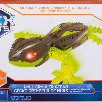 HEX BOTS Wall Crawler Gecko, Rechargeable Remote Control Robot Kids Toys, Climbs up Walls for Prank Toys & Games, RC Robot Toys for Boys & Girls Ages 4 & Up
