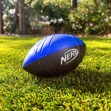 Nerf Pro Grip Football, Blue, Classic Foam Ball, Easy to Catch & Throw, Balls for Kids, Kids Sports Toys, Perfect Easter Basket Stuffers, Great Easter Toys or Easter Gifts for Kids