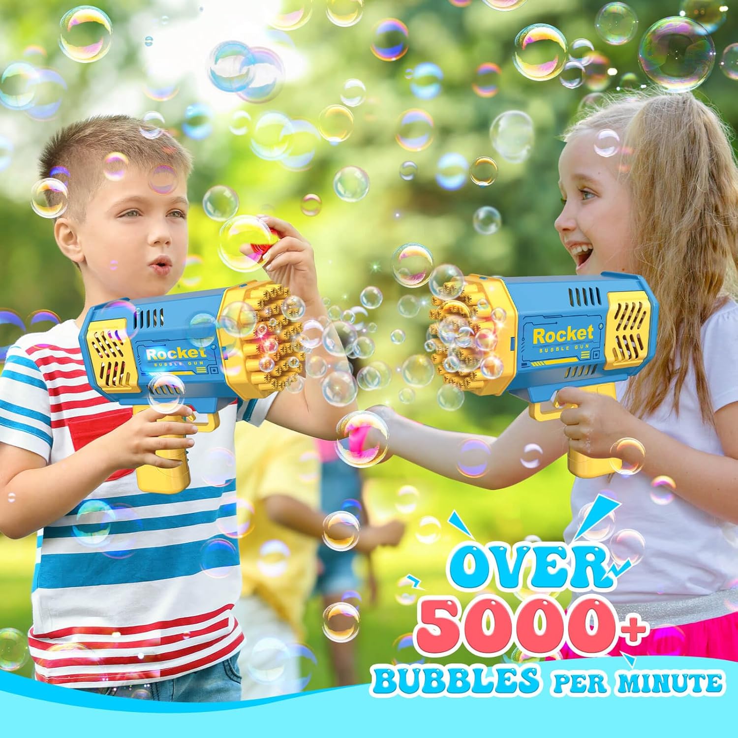 Make Every Day Magical with the 2-Pack Bubble Machine for Kids
