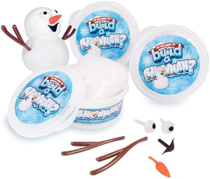 Kangaroo 3 Pack Build a Snowman Kit Snowballs Toys for Kids Stocking Stuffers - Snow Play Winter Toys Christmas Crafts DIY - Snow Man Kit Outdoor Modeling Clay Craft - Stocking Stuffers for Kids