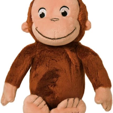 KIDS PREFERRED Curious George Monkey Stuffed Animal Plush Toys Soft Cutest Cuddle Plushie Gifts for Baby and Toddler Boys and Girls - 8 Inches