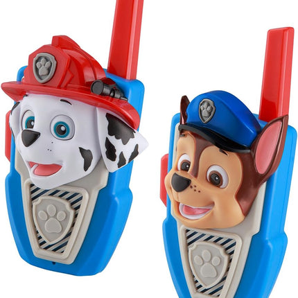 eKids Paw Patrol Toy Walkie Talkies for Kids, Static Free and Extended Range Indoor and Outdoor Toys for Kids and Fans of Paw Patrol Toys