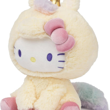 GUND Sanrio Hello Kitty Unicorn Plush Toy, Premium Stuffed Animal for Ages 1 and Up, Yellow, 6”
