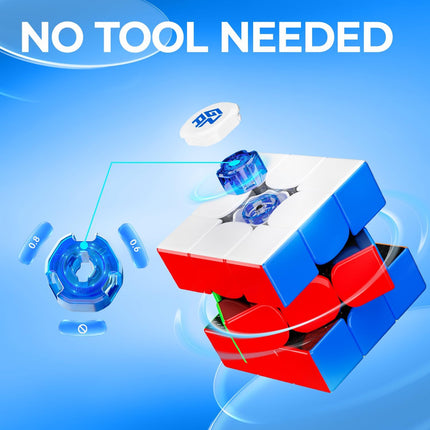 3x3 Speed Cube Gans 356RS Magic Cube Non-Magnetic (Stickerless)