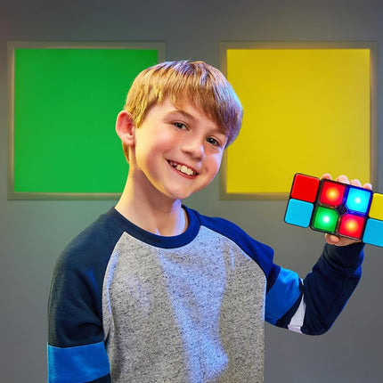 Flipslide Game - Electronic Handheld Game | Addictive Multiplayer Puzzle Game of Skill | Flip, Slide & Match Colors to Beat the Clock | 4 Thrilling Game Modes | Ages 8+ | Includes Batteries