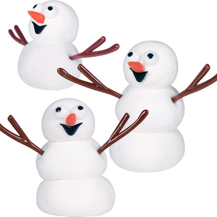 Kangaroo 3 Pack Build a Snowman Kit Snowballs Toys for Kids Stocking Stuffers - Snow Play Winter Toys Christmas Crafts DIY - Snow Man Kit Outdoor Modeling Clay Craft - Stocking Stuffers for Kids