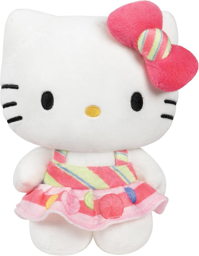 Hello Kitty and Friends - 8-Inch Hello Kitty Candy Wonderland Plush - Officially Licensed Sanrio Product from Jazwares - Ages 6+
