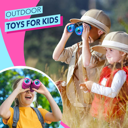 Toys for 3-7 Year Old Girls: LET'S GO! Binoculars for Kids Bird Watching|Camping 4 5 6 7 8 Year Old Girl Boy Christmas Halloween Birthday Gifts Outdoor Toy for Kid Ages 4-6 Toddler Gift Stuffers