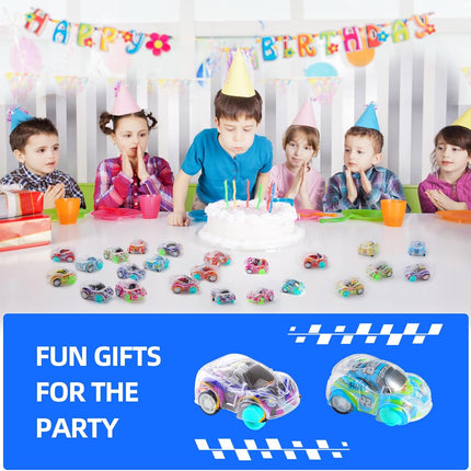 50 Pcs Mini Pull Back Cars Set, Pull Back Racing Vehicles for Kids Toddlers, Bulk Toys Party Favors Treasure Box, Classroom Prizes, Pinata Fillers,Goodie Bag Stuffers for Boys Girls