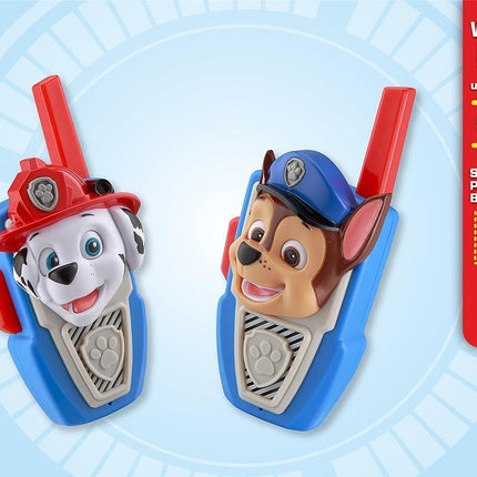 eKids Paw Patrol Toy Walkie Talkies for Kids, Static Free and Extended Range Indoor and Outdoor Toys for Kids and Fans of Paw Patrol Toys