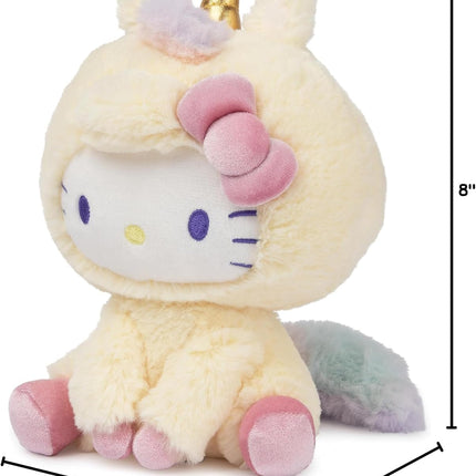 GUND Sanrio Hello Kitty Unicorn Plush Toy, Premium Stuffed Animal for Ages 1 and Up, Yellow, 6”