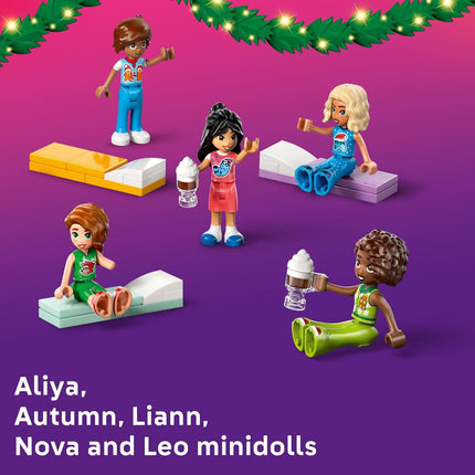 LEGO Friends Advent Calendar 2025 Building Toy - Holiday Countdown Set for Girls & Boys, Ages 6+ - 24 Buildable Surprises, 5 Minidolls & 5 Pets - Kids Gift Idea for Christmas - 42668