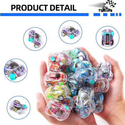 50 Pcs Mini Pull Back Cars Set, Pull Back Racing Vehicles for Kids Toddlers, Bulk Toys Party Favors Treasure Box, Classroom Prizes, Pinata Fillers,Goodie Bag Stuffers for Boys Girls