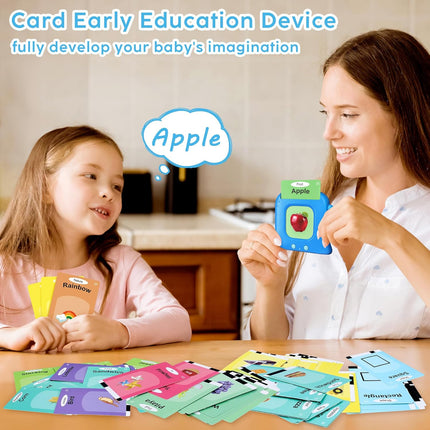 Talking Flash Cards,Kids Toddler Flash Cards with 240 Sight Words,Montessori Toys,Autism Sensory Toys,Speech Therapy Toys,Learning Educational Gifts for Age 1 2 3 4 5 Years Old Boys and Girls