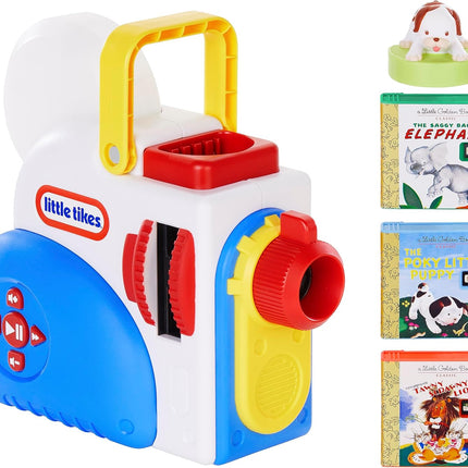 Little Tikes Story Dream Machine Starter Set, Storytime, Books, Little Golden Book, Audio Play, The Poky Little Puppy Character, Nightlight, Toy Gift for Toddlers and Kids Girls Boys Ages 3+