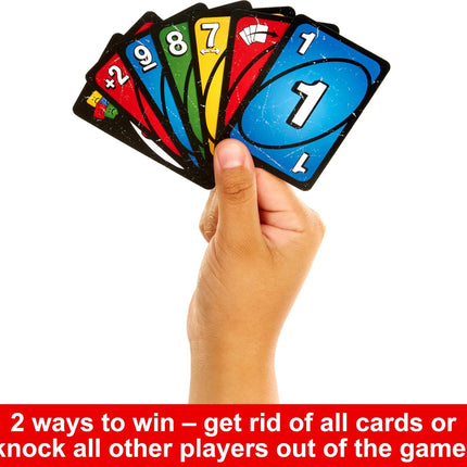 Packs of 2, 5, 10 UNO Show ‘Em No Mercy Card Game For Kids, Adults & Family Night, Parties And Travel