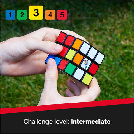 Rubik's Cube, The Original 3x3 Cube, Problem-Solving Brain Teaser, Color-Matching Puzzle, Fidget Toy, Sensory Puzzle, for Ages 8 & Up
