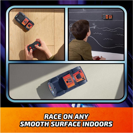 Air Hogs, Zero Gravity Racing Wall Climber, USB-C Rechargeable Wall Racer Truck, Black Indoor RC Car, Over 4-Inches, Kids Toys for Ages 4 and up