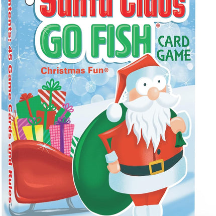Santa Claus Go Fish – A Family Christmas Game for Kids Ages 4 & Up | Go Fish, Old Maid, and Slap Jack in One Deck (Holiday Stocking Stuffers, Gift for Boy or Girl, Fun Family Board Game Night)