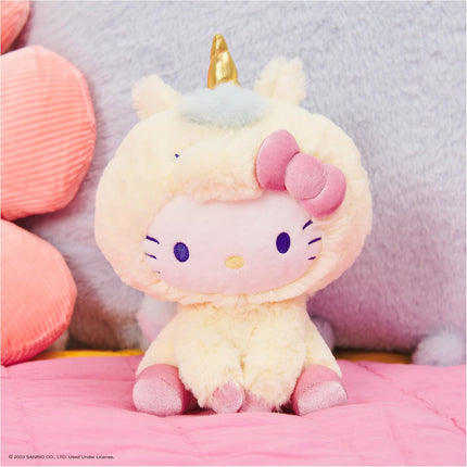 GUND Sanrio Hello Kitty Unicorn Plush Toy, Premium Stuffed Animal for Ages 1 and Up, Yellow, 6”
