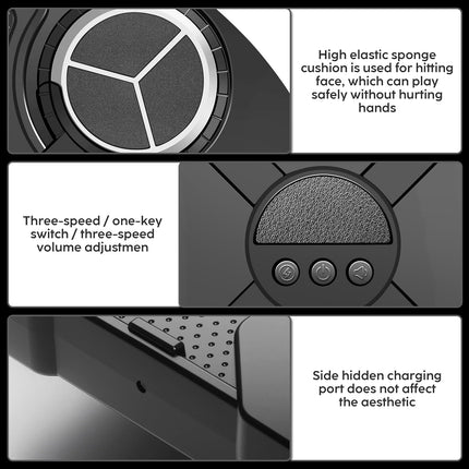 Music Boxing Machine Sport Toys for Kids and Adults,Wall Mounted Bluetooth Smart Punching Target,Training Pad Toy with Boxing Glove,Ideas Toys for Boys Girls Kids 3 4 5 6 7 8 9 10 11 12+ Years Old