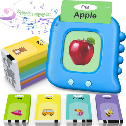 Talking Flash Cards,Kids Toddler Flash Cards with 240 Sight Words,Montessori Toys,Autism Sensory Toys,Speech Therapy Toys,Learning Educational Gifts for Age 1 2 3 4 5 Years Old Boys and Girls