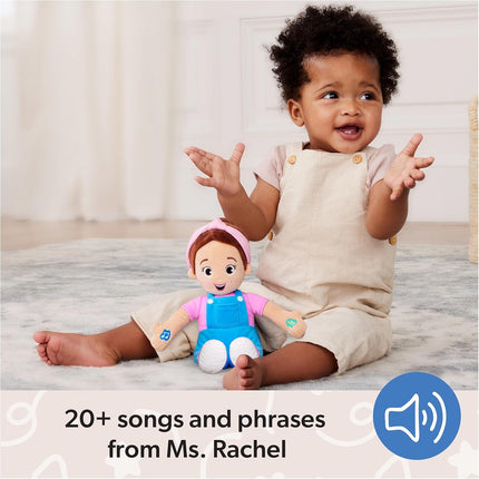 Ms. Rachel Speak & Sing Doll 16” Tall Interactive Toy with 4 Songs & 16+ Phrases, Toddler Toys for Girls & Boys Ages 6 Months to 3+ Years
