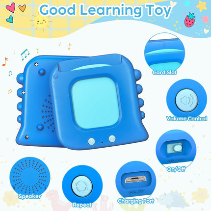 Talking Flash Cards,Kids Toddler Flash Cards with 240 Sight Words,Montessori Toys,Autism Sensory Toys,Speech Therapy Toys,Learning Educational Gifts for Age 1 2 3 4 5 Years Old Boys and Girls