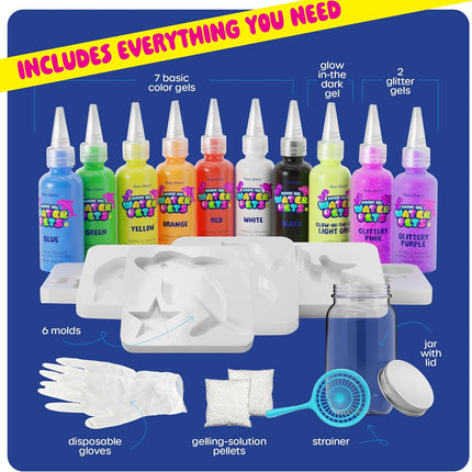 Dan&Darci Aqua Fairy Water Gel Kit for Kids - Magic Elf Toy Kits - Waters Pets - DIY Squishy Maker Set - Craft for Kids - Make Your Own Squishies Toys Crafts for Boys & Girls