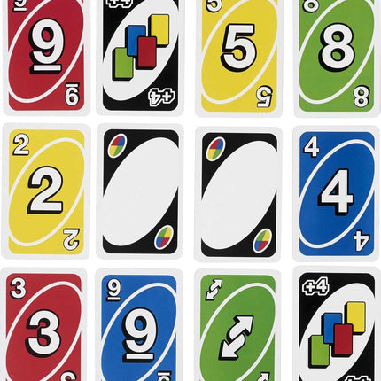 Mattel Games Giant UNO Card Game for Kids, Adults & Family Night with Oversized & Features for 2 to 10 Players