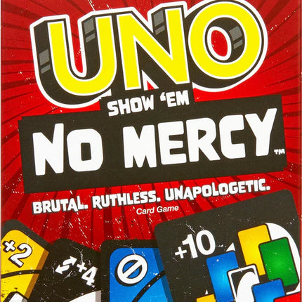 Packs of 2, 5, 10 UNO No Mercy Card Game For Kids, Adults & Family Night, Parties And Travel